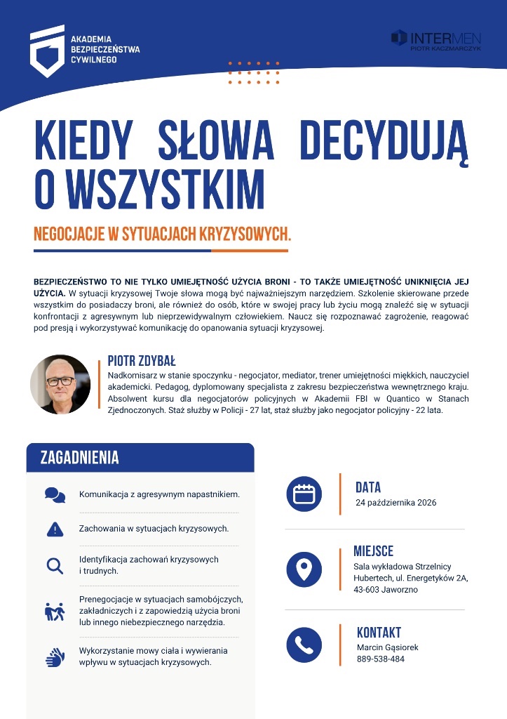 Kiedy słowa decydują o wszystkim. Negocjacje w sytuacjach kryzysowych